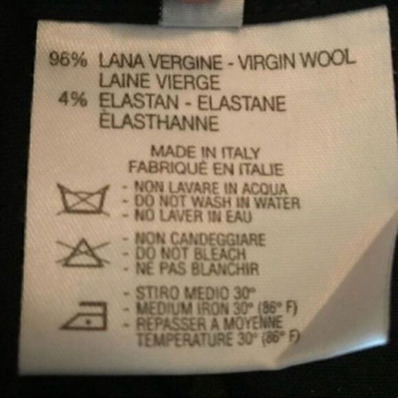 Versace Classic virgin wool pants. Made in Italy. - Picture 6 of 8